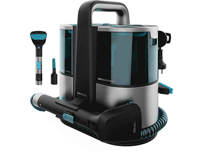 Cecotec Conga 4000 Carpet&Spot Clean XL Tapicerías 3en1 400 W Depósito 1 L Depósito agua sucia 0.85L Dark