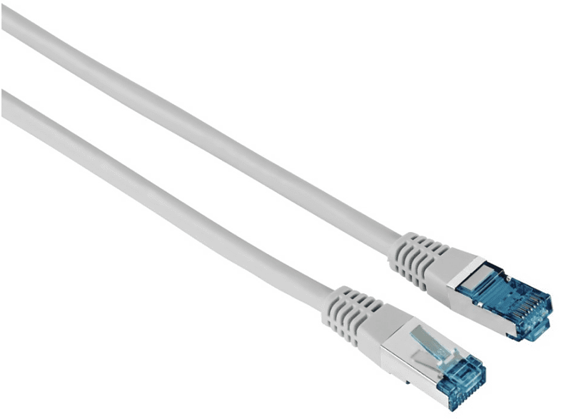 Hama 00200923 3 m 1 GBit/s F/UTP CAT 6 Enchufe RJ45 Gris