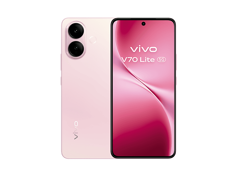 vivo V70 LITE Pop Pink 256 GB 6 GB RAM 6.77 AMOLED Dimensity 7400-Turbo 6500 mAh