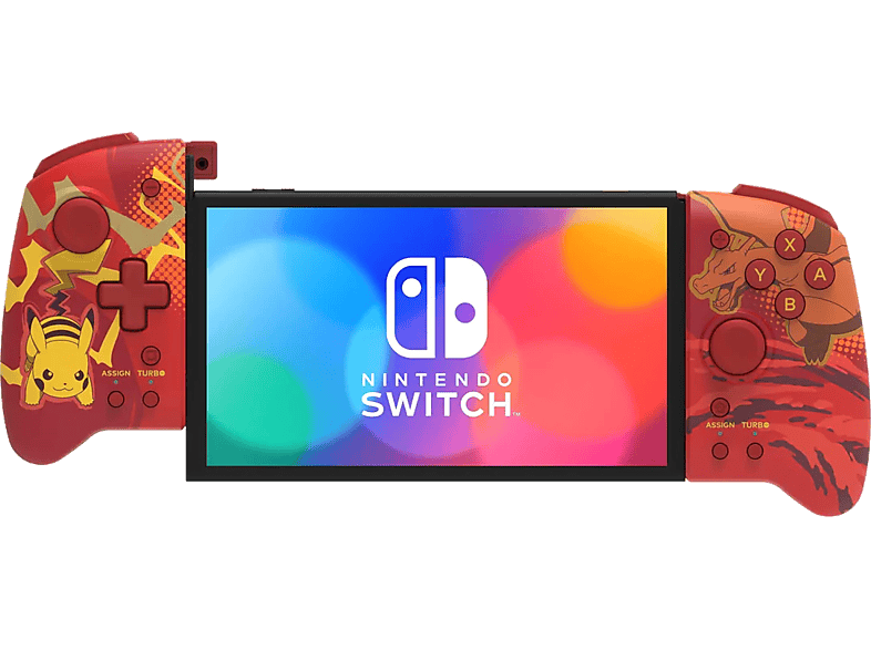 HORI Split Pad Pro Charizard & Pikachu Para Nintendo Switch Inalámbrica Rojo