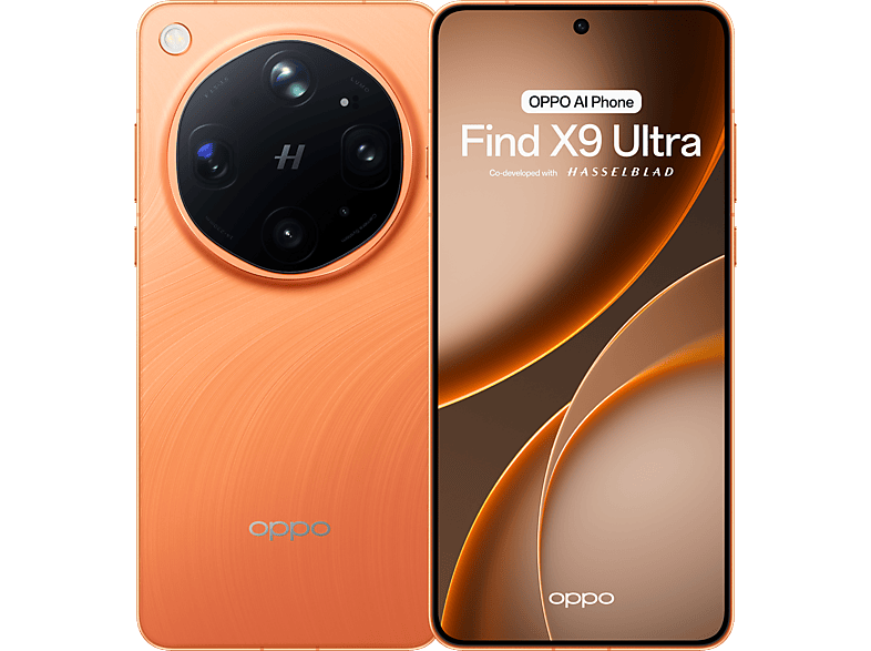OPPO Find X9 Ultra Canyon Orange 512GB 12GB RAM 6.82 AMOLED flexible QHD+ Snapdragon® 8 Elite Gen 5 7050 mAh