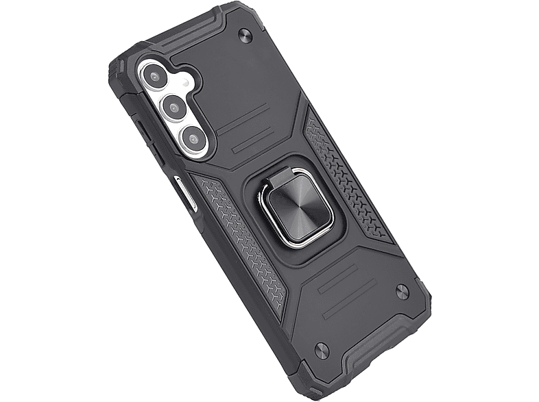 ISY ISC 6109 Samsung Galaxy A16 5G Resistente al agua y golpes Soporte Plegable Integrado Negro
