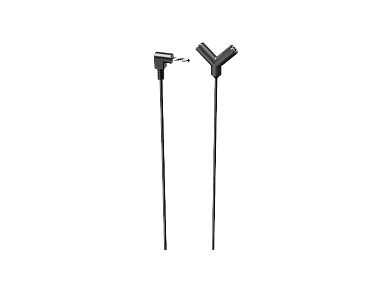 ISY IAU-1010 3.5 mm jack - 3.5 mm out 12 cm de Longitud Negro