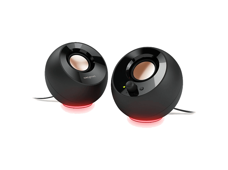 Creative Pebble SE Iluminación RGB USB-C plug-and-play Negro