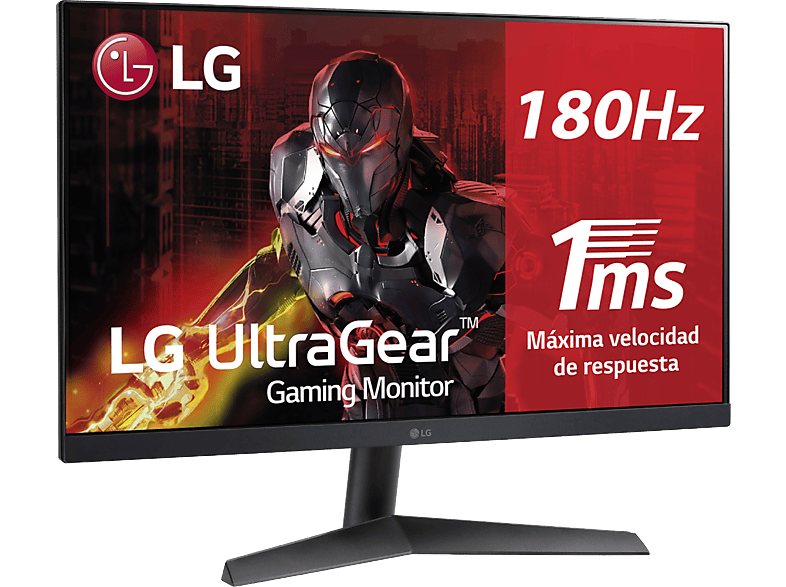 LG 24GS60F-B 24 Full-HD 1 ms 180 Hz HDMI x1 DisplayPort 1.4 Negro
