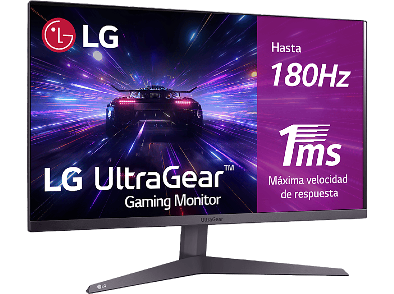LG UltraGear™ 27GS50F-B 27 Full-HD 1 ms 180 Hz HDMI x2 DisplayPort x1 Morado grisáceo