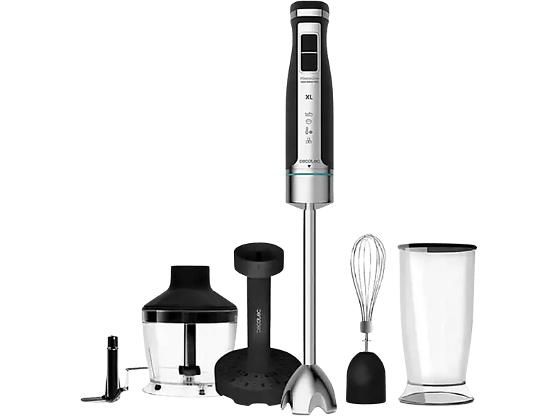Cecotec Powergear 1500 XL MASH PRO 800 ml 1500 W Barillas Picadora Pasapurés Negro