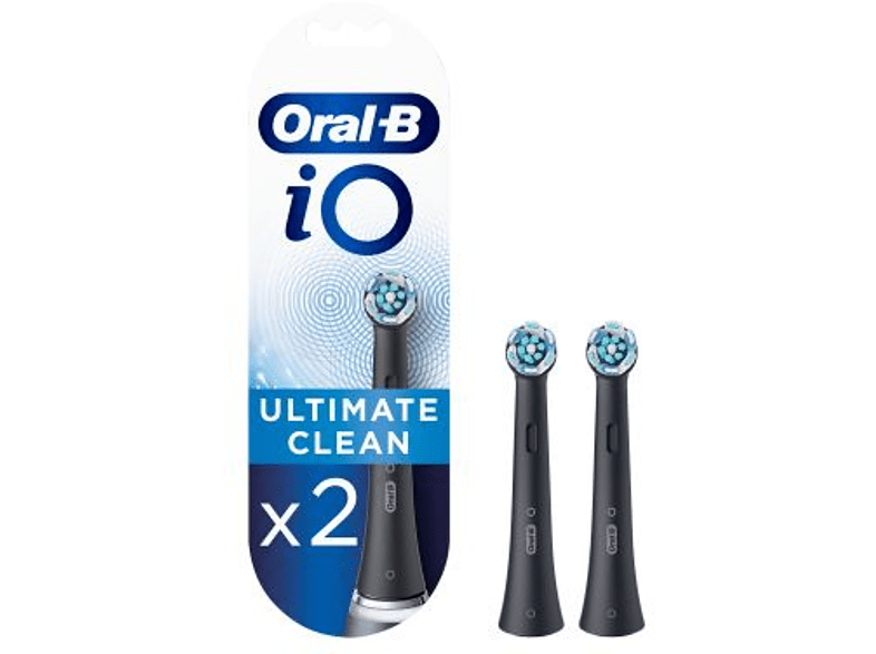 Oral-B iO Ultimate Clean Black Cabezales De Recambio Pack De 2 Unidades