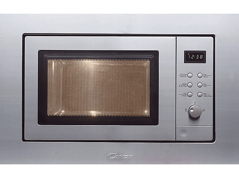 Candy MIC201EX 800W Grill 1000 W 8 niveles 20l Con marco Material antihuellas Inox