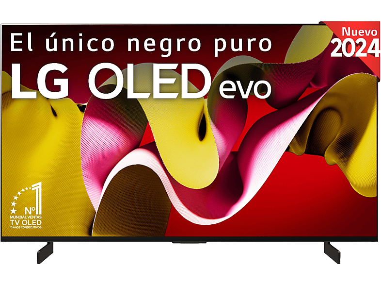LG OLED42C45LA OLED 4K Procesador Inteligente 4K α9 Gen7 Smart TV DVB-T2 (H.265) Negro