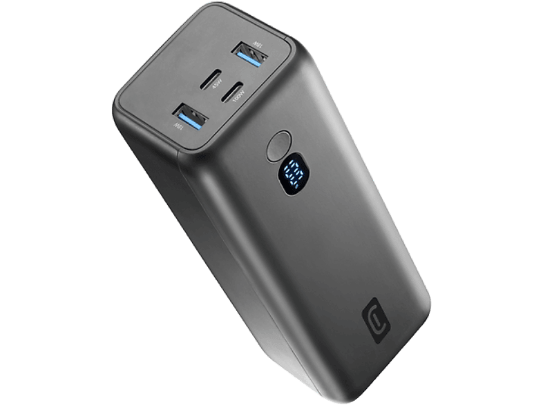 CellularLine PBMAXIIT27000K 27000 mAh USB y tipo C Negro