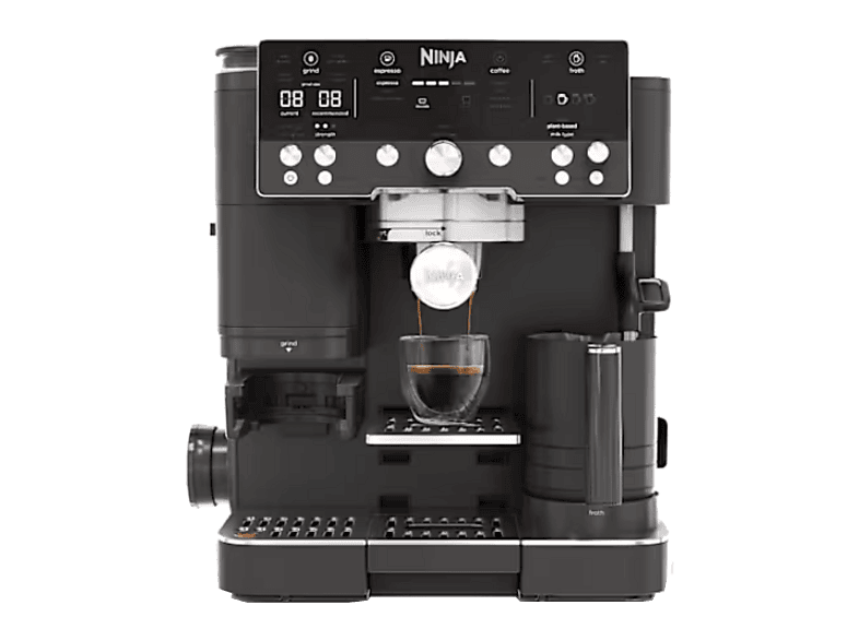 Ninja Luxe Café Premier ES601EU 9 bar 1650W 2 Tazas Capacidad del depósito 2L Capacidad de café en grano 250g Negro