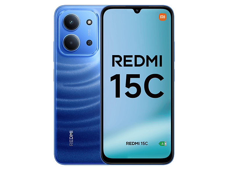 Xiaomi Redmi 15C Azul Luz de Luna 128GB 4GB RAM 6.9 HD+ MediaTek Helio G81-Ultra 6000 mAh