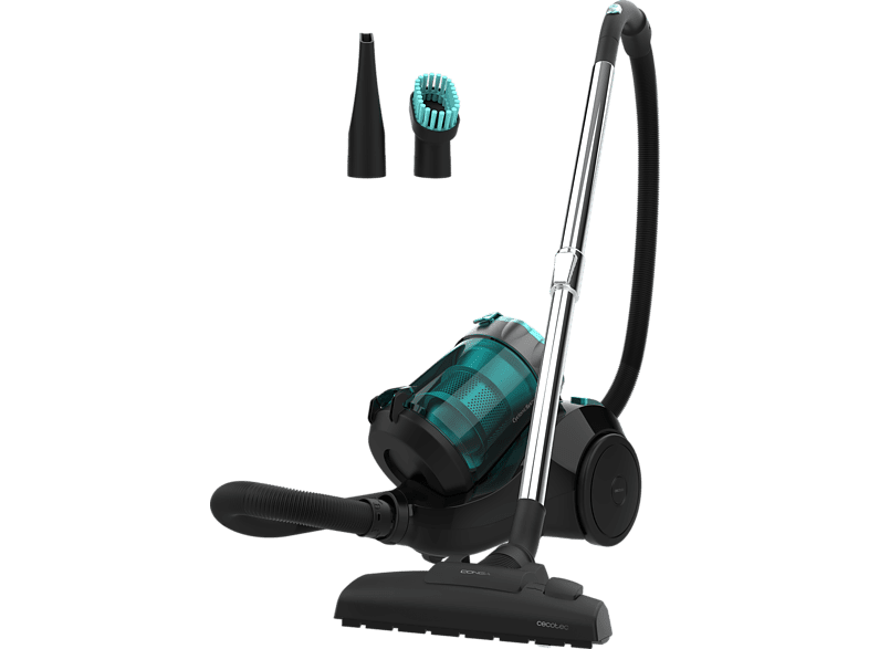 Cecotec Conga Rockstar Multicyclonic Compact 800 W 2.5 l 20 kPa Ligero y compacto Incluye accesorio para muebles Negro