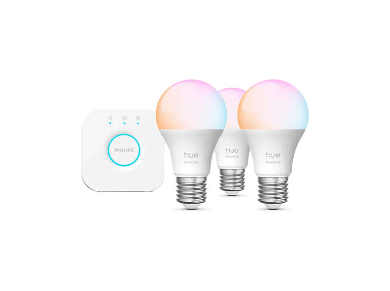 Philips Essencial Kit 3x E27 + Bridge LED Blanco