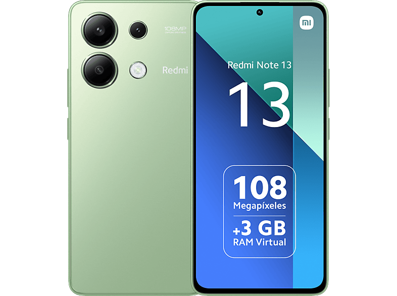Xiaomi Redmi Note 13 Mint Green 128 GB 6GB RAM 6.67 AMOLED FHD+ Snapdragon 685 5000 mAh Android