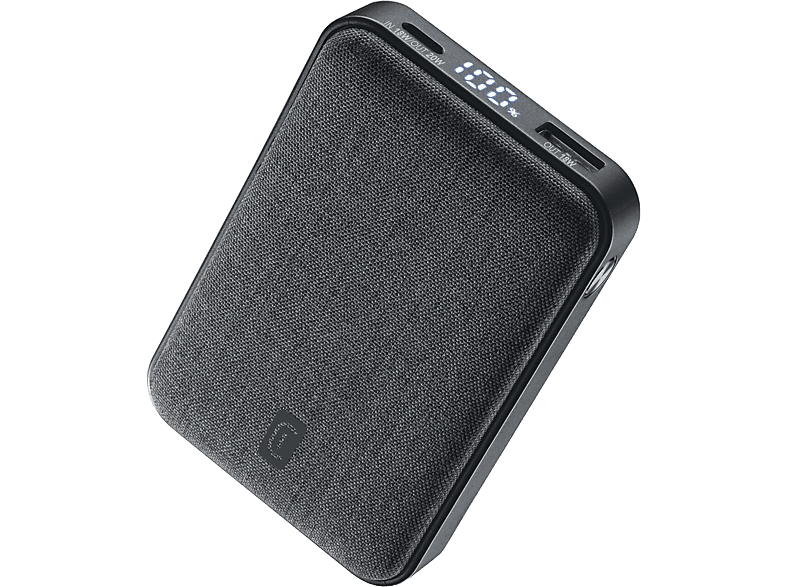 CellularLine GLAM 10000 mAh 20W USB A + Tipo C Negro
