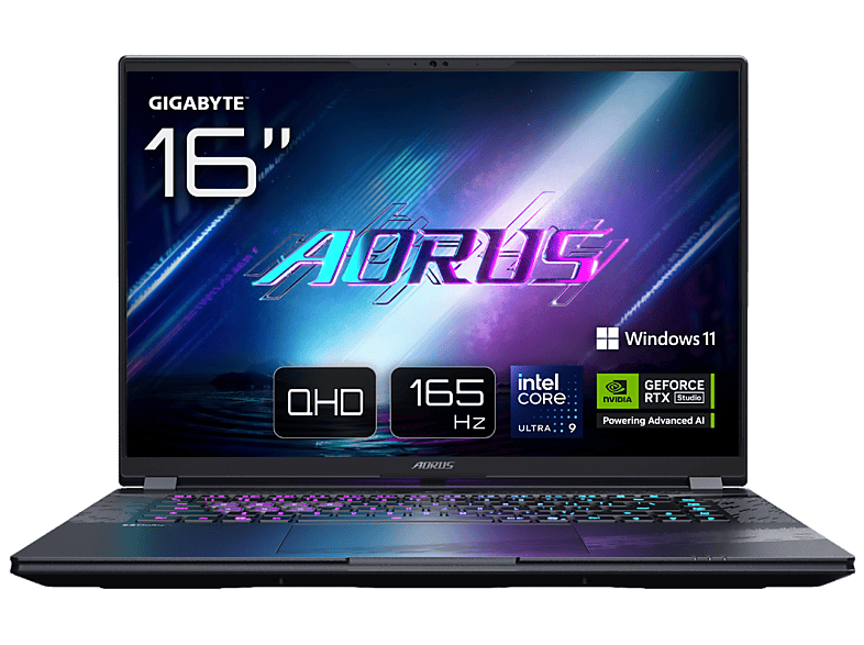 Gigabyte AORUS ELITE 16 BWHC3ESC64SH 16 WQXGA Intel® Core™ Ultra 9 275HX 32 GB RAM 1 TB SSD GeForce RTX™ 5070 Windows 11 Home