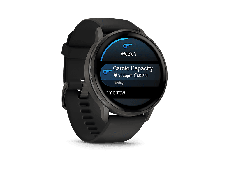 Garmin Venu 4 Negro 45mm Pantalla 1.4 Autonomía 12 Días Alineación del Sueño Correa de Silicona