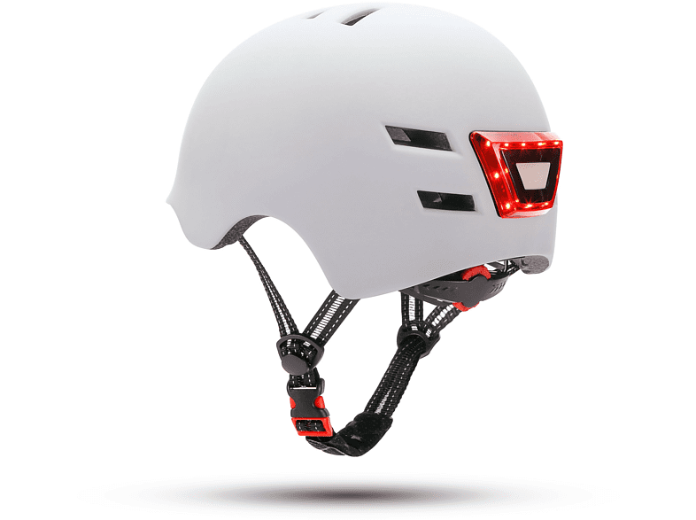 Youin LED Para patinete eléctrico o bicicleta Talla L Luz trasera Blanco
