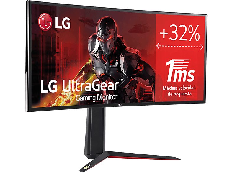 LG 34GN850-B 34 QHD 1 ms 144 Hz HDMI x2 DisplayPort x1 Negro