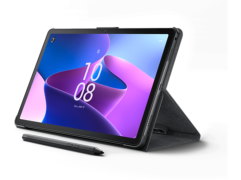 Lenovo Tab M10 Plus (3rd Gen) 2023 128GB Storm Grey 10.6  DCI 2K 4GB RAM QuaKlcomm® Snapdragon™ SDM680 Android Funda+Lápiz Incluido