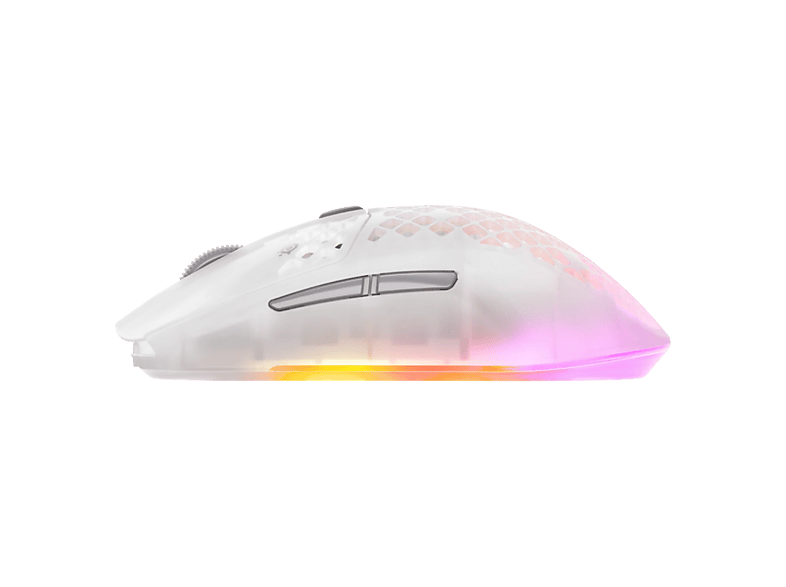 SteelSeries Aerox 3 Wireless Gen 2 Inalámbrico 26000 dpi 4K Fast Sensor TrueMove 26K Ultraligero Fantasma
