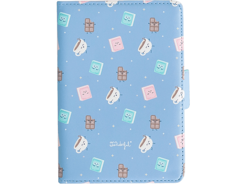 Mr. Wonderful Coffee & Books WMREBK001 Para eBook Cierre con imán Multicolor
