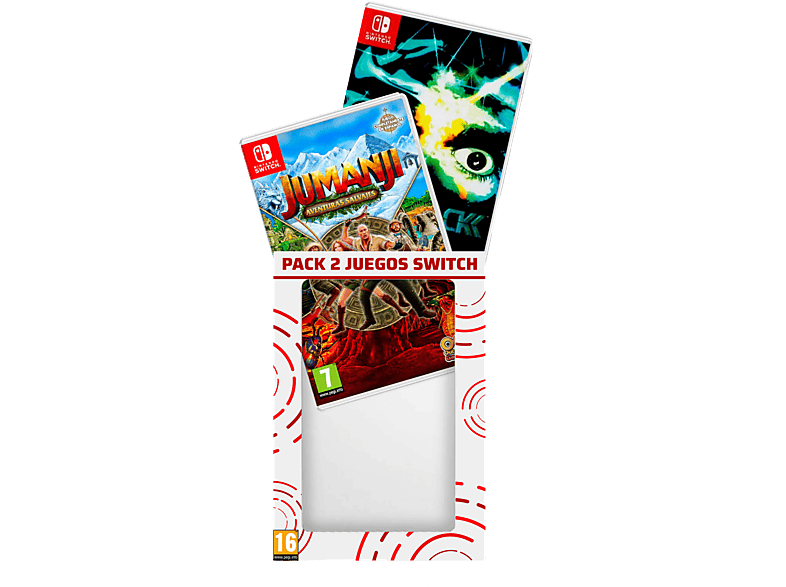 Nintendo Switch Pack 2 juegos: Flashback + Jumanji: Aventuras Salvajes