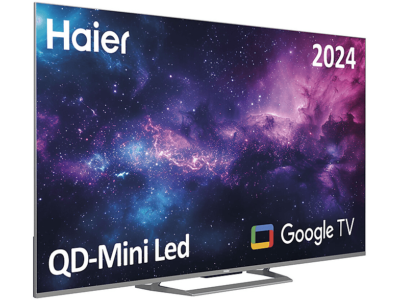 Haier M90E Series H55M90EUX Smart TV UHD 4K Quantum Dot Dolby Atmos-Vision Gaming 144Hz Plata