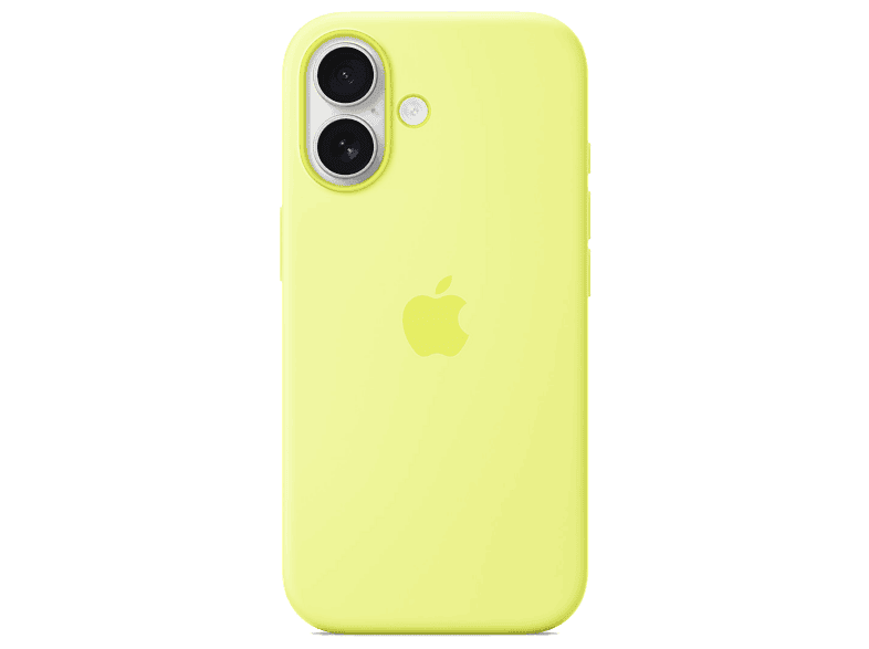 Apple Funda de silicona con MagSafe Para iPhone 17 Compatible con correa Crossbody Amarillo neón