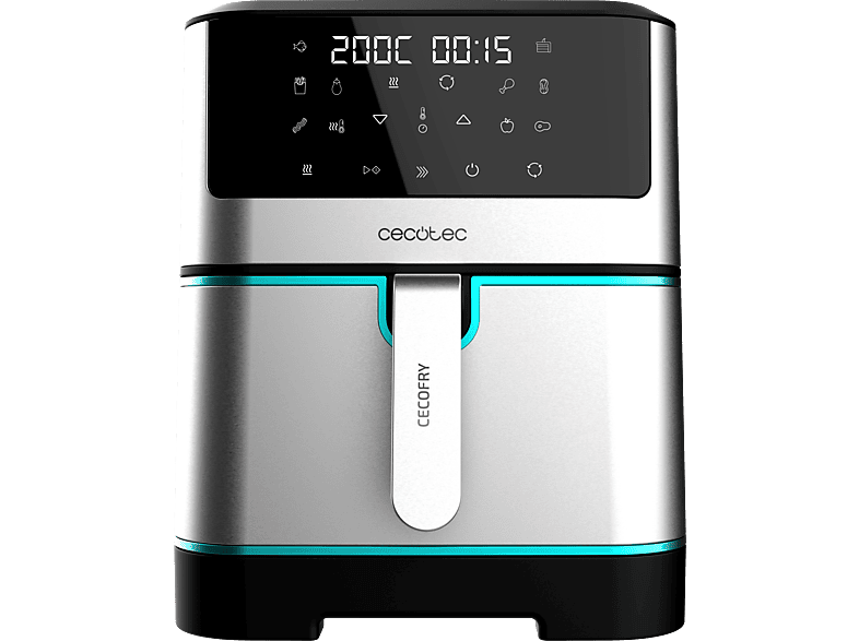 Cecotec Cecofry Supreme 8000 8 L 1800 W 30-200°C 10 modos Deshidratar Alerta Pre-heat Panel táctil Inox