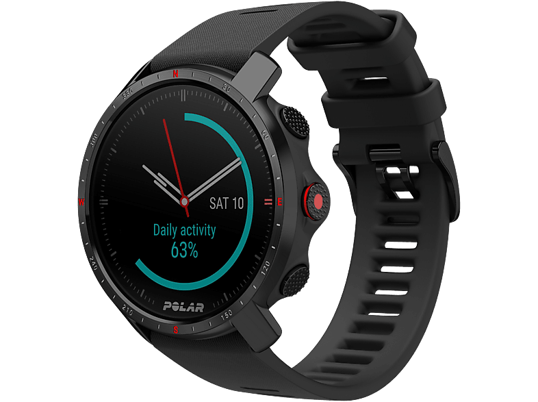 Polar Grit X Pro Negro 22 mm 1.2 BT Resistencia al agua WR100 GPS 100 h