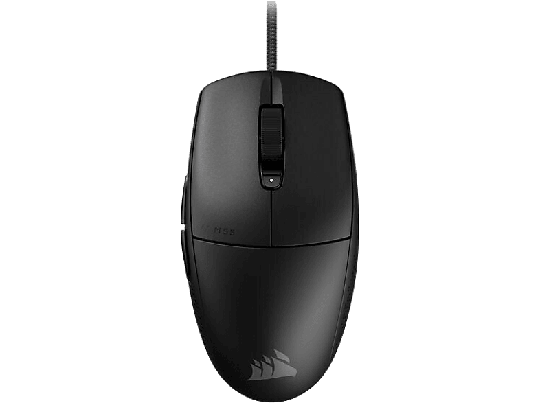 Corsair M55 Ligero Por cable 16000 dpi 6 botones programables Negro