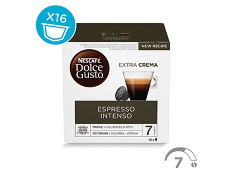 Dolce Gusto Espresso Intenso Pack de 16 cápsulas para 16 tazas