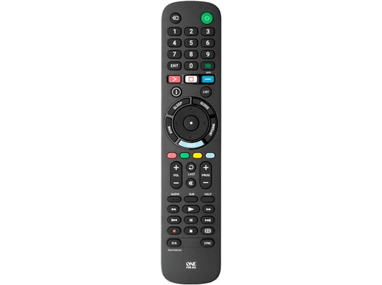 ONEFORALL  URC1312 Sony Hasta 10 m Negro