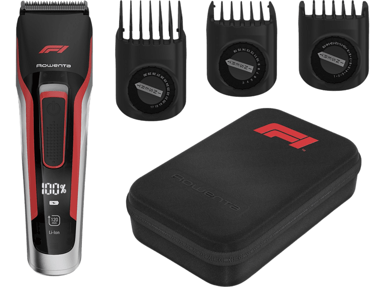 Rowenta Formula 1 TN524MF0 Para cabello y barba 120 min Negro y Rojo