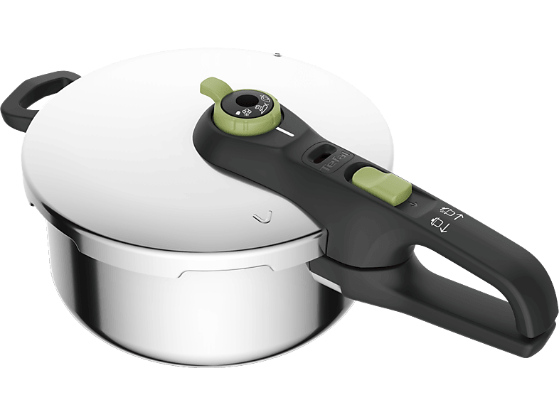 Tefal Secure Trendy P2580400 4 L 2 funciones Acero inoxidable Verde