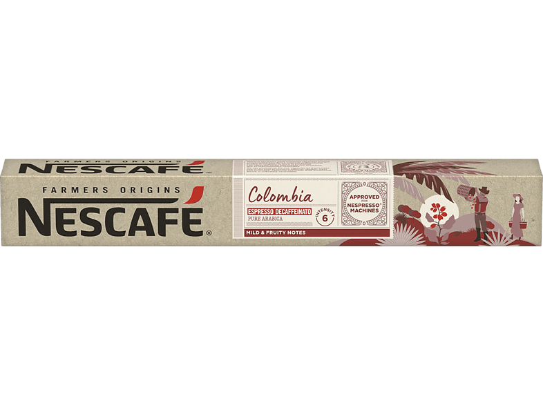 Nescafé Espresso descafeinado Colombia Descafeinado 10 cápsulas