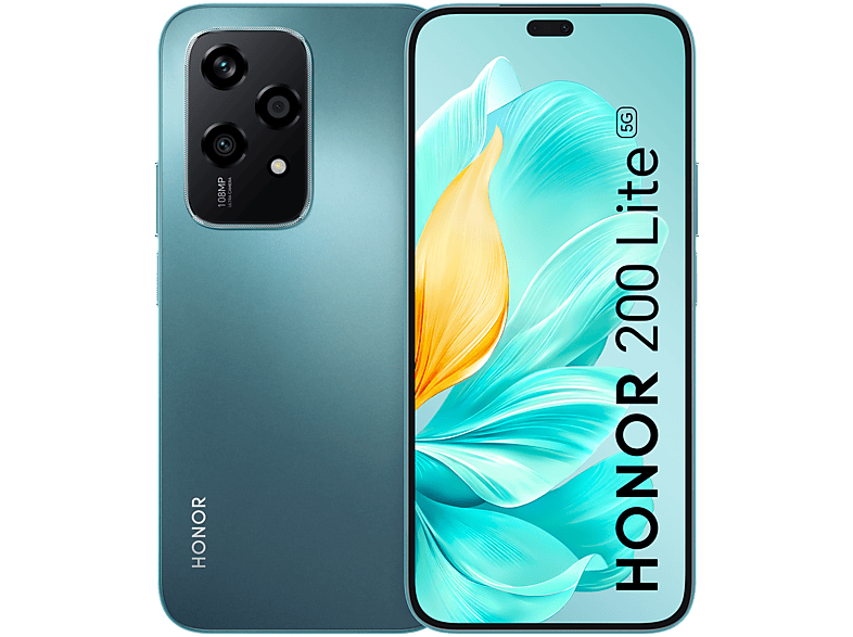 Honor 200 Lite 5G Cyan Lake 256 GB 8 GB RAM 6.7 AMOLED Full HD+ 90Hz Mediatek Dimensity 6080 4500mAh Android