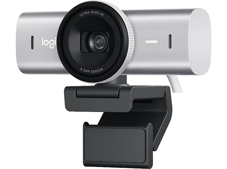 Logitech MX Brio Ultra HD 4K Corrección de iluminación automática Autoencuadre Micrófonos/reducción de ruido Tapa de privacidad Gris