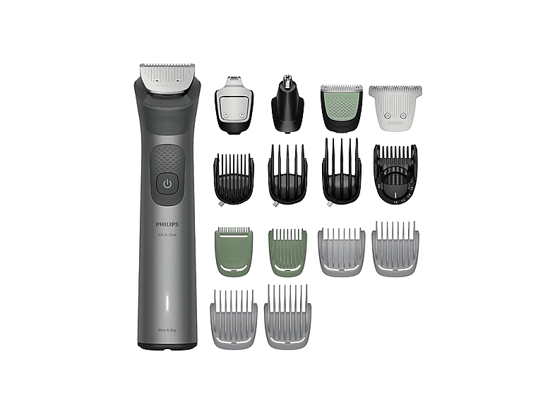 Philips All in One S7000 MG7951/15 Recortador 17 en 1 Precisión 0,2 mm BeardSense Autoafilable 120min Uso Seco/Mojado