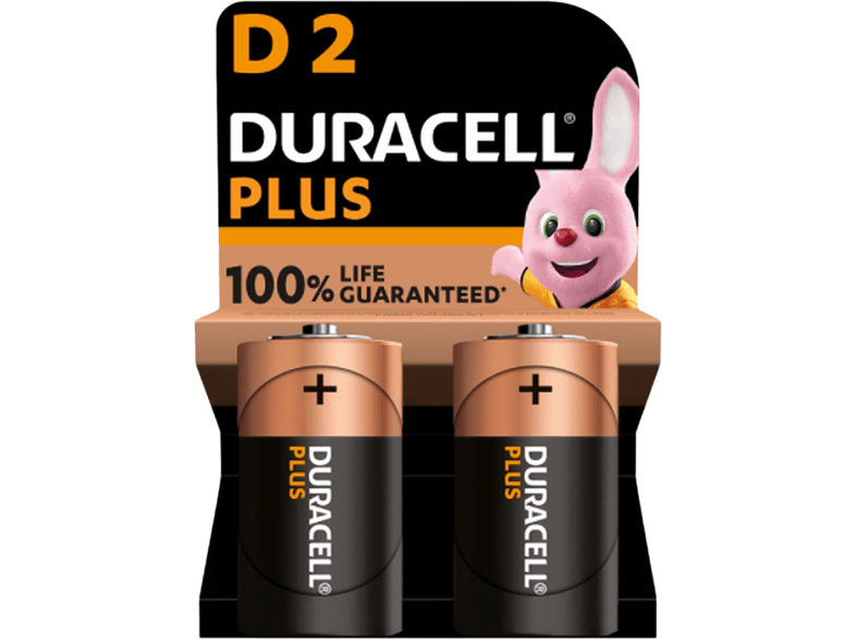 Duracell Plus D 2 Unidades 1.5 V LR20/ MN1300 Negro
