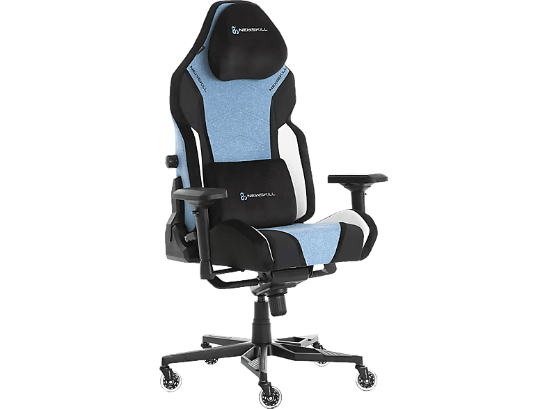 Newskill Gaming Gamer Banshee Tela Azul Transpirable Cojín cervical Reclinable