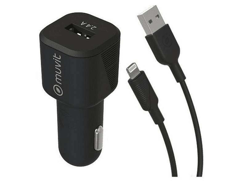 Muvit MCPAK0014 USB Lightning Apple Negro