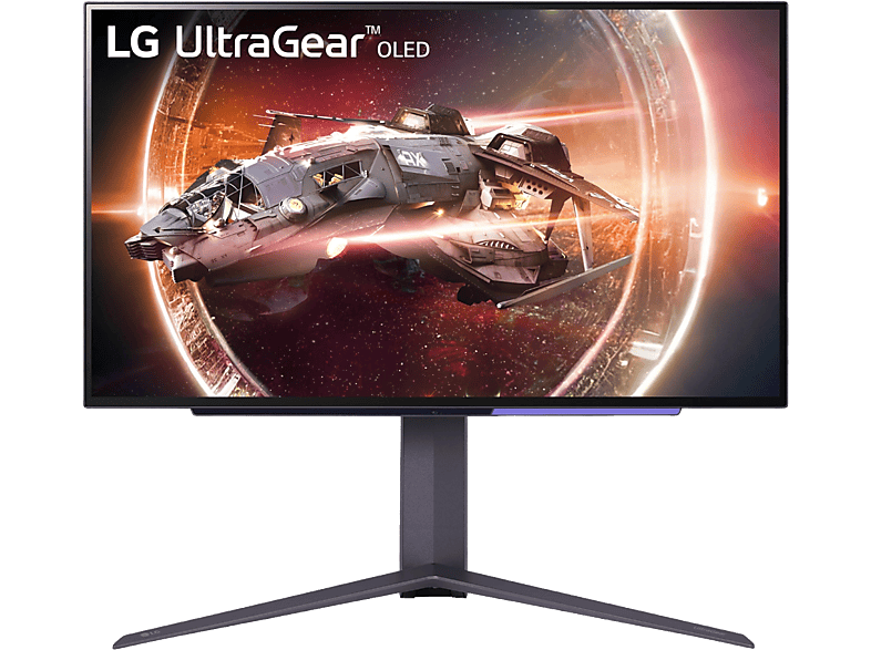 LG 27GS95QE-B 26.5 OLED 4K 0.03 ms 240 Hz HDMI x2 DisplayPort x1 Morado Grisáceo