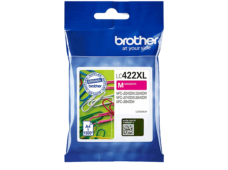 Brother XL LC422XLM Hasta 1500 páginas ISO/IEC 24711 Magenta