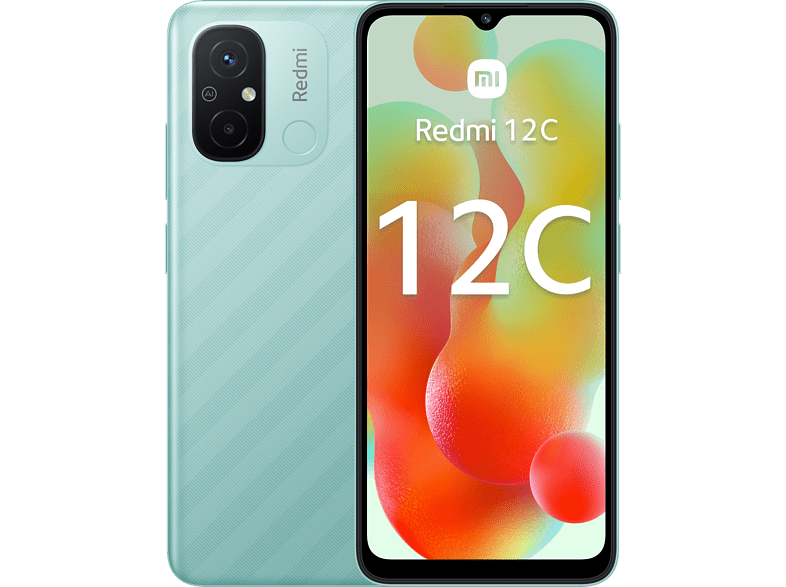 Xiaomi Redmi 12C Verde 64 GB 3 GB RAM 6.71 HD+ Dot Drop display MediaTek Helio G85 5000 mAh Android