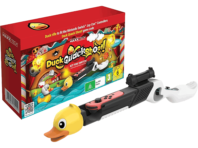 Nintendo Switch Duck Quack Shoot! (Código de descarga) + Rifle para mando