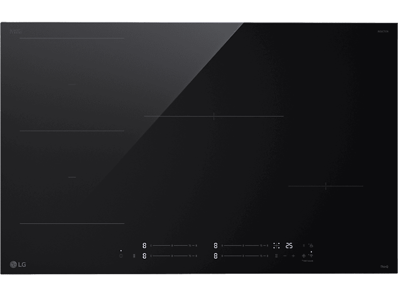 LG CBIZ3035B 4 zonas 2 zonas Flex 80 cm Cristal negro